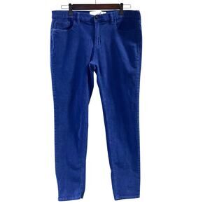 Joe Fresh Women's Blue Corduroy Pants Size 14